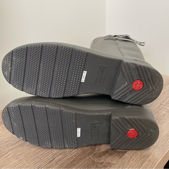 Hunter Original Refined Matte Rain Boot Size 9M Dark Slate Gray - Picture 10 of 11